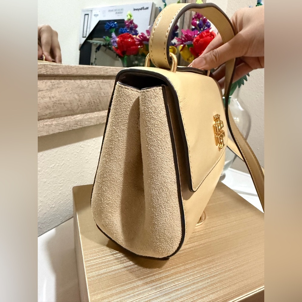 NWT Tory Burch Juliette Leather Suede Crossbody - Picture 4 of 6